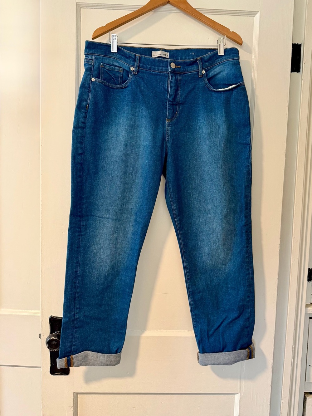 LOFT’s “The Girlfriend” Jean in Medium Blue Wash - Picture 3 of 5